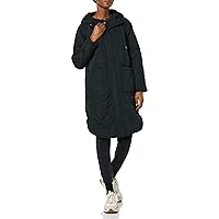 Amazon Essentials Women's Water Repellent Mid-Length Quilted Hooded Coat (Available in Plus Size) (Previously Amazon Aware)