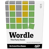 Hasbro Gaming Wordle The Party Game for 2-4 Players, Official Wordle Board Game Inspired by New York Times, Games for Ages 14+, Word Games