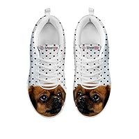 Kid's Sneakers - All Dog Print Kid's Casual Running Shoes (Choose Your Breed) (13 (Child), Tibetan Spaniel)