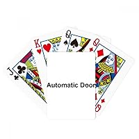 Automatic Door Black Symbol Pattern Poker Playing Magic Card Fun Board Game