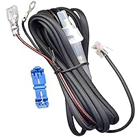 Escort Direct Wire Power Cord for Radar and Laser Detectors, BLACK