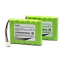 (2-Pack) 7.2V 700mAh Ni-MH Battery Compatible With Honeywell Intrusion 300-06868 TSS Keypad, 8DLLKP500 8DLTSSCBASE1 8DLWLTP100 WLTP100 LKP500 Lyric Smart Peripheral Wireless Keypad TouchPad ADT