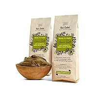 Nat Habit - Back To Natural Secrets Everyday Ready-to-Apply Henna Paste, 100% Natural, Soaked in BlackTea and Herbs, 220g (Pack of 2) - Dark Brown