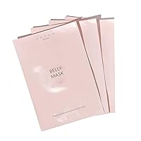 HATCH Mama - Natural Belly Mask Stretch Mark Targeting Sheet Mask | Non-Toxic, Plant-Derived, Mama-Safe (3-Pack)
