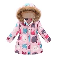 Kids Baby Girls Children Winter Faux- Coat Jacket Thick Warm Outwear Clothes First Born Baby Stuff