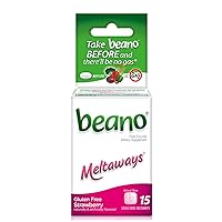 beano Strawberry Meltaways Gas Prevention (15 Count (Pack of 1))