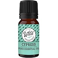 Wild Essentials Cypress 100% Pure Essential Oil - 10ml, Therapeutic Grade