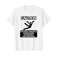 Funny Caution I Am Not Clumsy Dislocations Subluxations T-Shirt