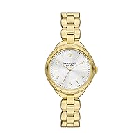 Kate Spade New York Morningside Women's Watch with Scallop Topring and Stainless Steel Bracelet or Leather Band