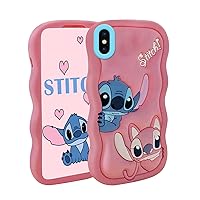Cases Fit for iPhone X/XS Case, Cool Cute 3D Cartoon Unique Soft Silicone Animal Anime character Shockproof Anti-bump Protector Boys Kids Girls Gifts Cover Housing Skin Shell For iPhone XS/X