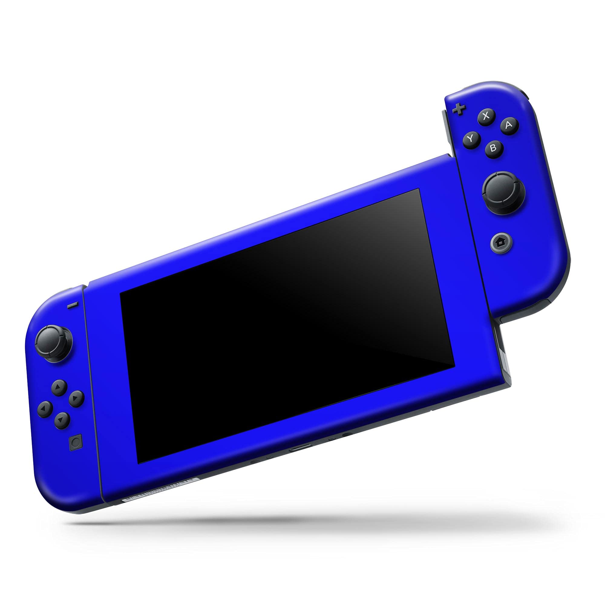 Design Skinz - Compatible with Nintendo Switch OLED Console + Joy-Con - Skin Decal Protective Scratch-Resistant Removable Vinyl Wrap Cover - Solid Royal Blue