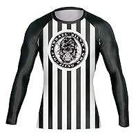 CHOO Unisex Black & White Stripe Power Pure Funny Shirts Sports Wicking Rash Guard for Gift