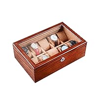 White Wood Solid Wood Watch Watch Storage Box Household Jewelry Bracelet Display Collection Box
