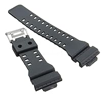 16mm Replacement Watch Band Strap for G-8900 GLS-8900 GR-8900 GW-8900 GD-100 GD-110 GD-120 GA-110 100 120 200 GA-150 GLS-100 GA-300 and Others Watches