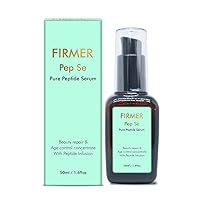 Pure Peptide Serum Boosts Collagen Elastin, Reduces Fine Lines & Wrinkles, Youthful Appearance Skin Tightening, Firming, Hydrating & UV Repair Face & Neck serum for Men & Women-50 ML