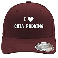 I Heart Love Chia Pudding - Soft Flexfit Baseball Hat Cap