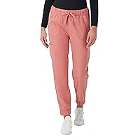 Hanes Cargo, Healthcare Scrub Joggers for Women, Moisture Wicking, Rose Ranch Pink