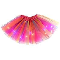 Toddler Kids Baby Girls Baby Outfits LED Light Skirt Tulle Ballet Tutu Skirt Girls Skirt Easter Gifts for Girls