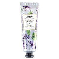 Nykaa Naturals Hand and Nail Cream - Enriching Lotion - Nourishes and Moisturizes - Non-Greasy - Sweet Scent - Jasmine and Neroli - 1 oz