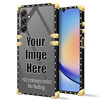 Personalized Picture Phone Cases for Galaxy A14 5G Case 6.6 Inch,Shockproof Rugged Durable TPU Protective Phone Cover Custom Photo Phone Case for Friends Family Birthday Gifts