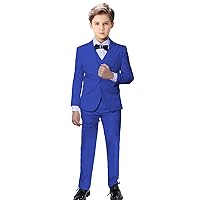 Boys Suit Slim Fit 3 Pieces Blazer Vest Pants Set Tuxedos Formal Party Coats Jacket for Wedding