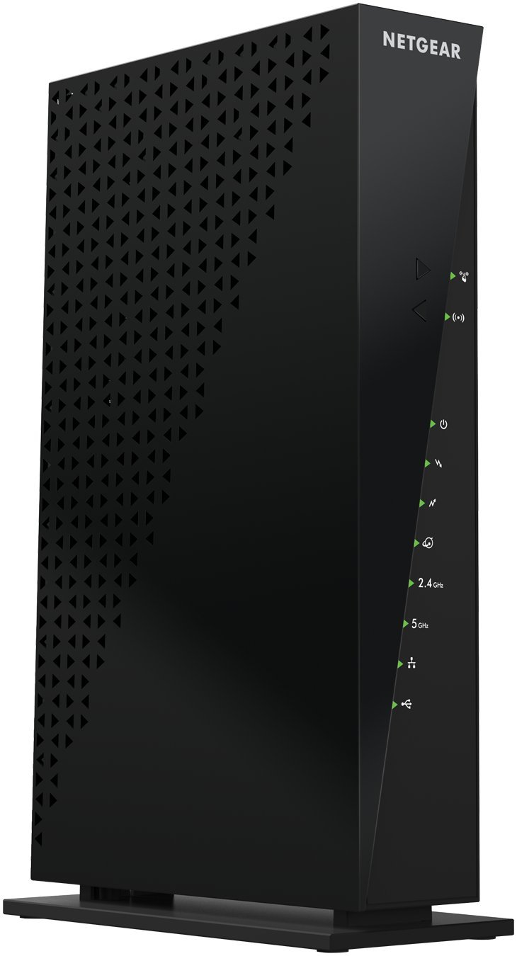 NETGEAR C6300-100NAR DOCSIS 3.0 WiFi Cable Modem Router with AC1750 16x4 Download speeds. Certified for Xfinity from Comcast, Spectrum, Cox, Cablevision & More (Renewed),black