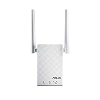 ASUS AC1200 Dual Band WiFi Repeater & Range Extender (RP-AC55) - Coverage Up to 3000 sq.ft, Wireless Signal Booster for Home, AiMesh Node, Easy Setup