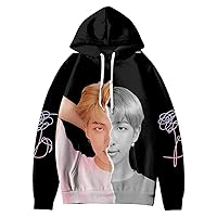 HAIZIVS Kpop BTS Unisex Hoodie BTS World Tour Cheer Clothing Sweater  Fashion Sport Pullover Sweatshirt for BTS Fans