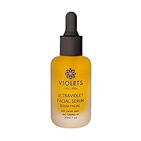 Organic Ultra Violet Facial Serum With Carrot + Rosehip Seed Oils | Natural, Non-Toxic Skincare (1 fl oz | 30 ml)