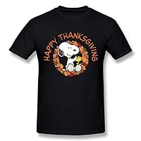 Men's Peanuts Charlie Brown Thanksgiving Day Gold T Shirt