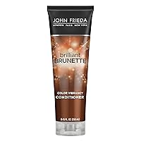 Brilliant Brunette Multi-Tone Revealing Color Protecting Conditioner, for maintaining Color Treated Hair, Anti-Fade Conditioner, 8.45 oz, with Sweet Almond Oil and Crushed Pearls