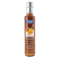 Giusto Sapore Mango Sweet Fruit Italian Vinegar - Premium All Natural Infused Gluten Free Gourmet Brand - Imported from Italy and Family Owned - 8.5oz