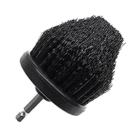 2.5''Electric Cleaning Brush Drill Extension Rod With Cone-shaped Head For Car Detailing Nylon Bristles Drill Attachment Car Detailing Brush Bathroom Cleaning Tool Corner Cleaning Brush Power Scrubber