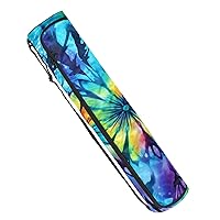 Yoga Mat Bag, Colorful Tie Dye Swirl Exercise Yoga Mat Carrier Full-Zip Yoga Mat Carry Bag with Adjustable Strap for Women Men