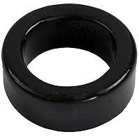 Doc Johnson TitanMen - Cock Ring - Stretch-to-Fit - Makes Your Penis Firmer, Harder, and More Engorged - Made of Body-Safe TPR - Black