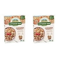 Cascadian Farm Organic Cinnamon Crunch Cereal 9.2 oz Box (Pack of 2)