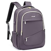 LOVEVOOK Laptop Backpack for Women, Slim Business Laptops Bag with Separate Computer Compartment Stylish Daypack for College Work Travel, Fits 15.6