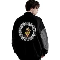 Stadium jacket Black Cool Stylish Made in Japan Hiphop T