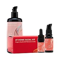 Nourishe Brightening Kit | Songaa Soap Face Wash, Aye Serum for Under Eye Circles, Nectar of Life Face Serum & At Home Facial Kit | 100% Plant Based Ingredients | Skin Care Set