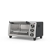 4-Slice Toaster Oven, TO1313SBD, Even Toast, 4 Cooking Functions Bake, Broil, Toast and Keep Warm, Removable Crumb Tray, Timer