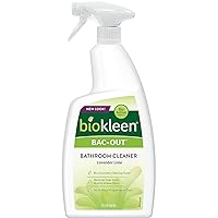 Biokleen Bac-Out Bathroom Cleaner - 32 Ounce -Eco-Friendly, Plant-Based, No Artificial Fragrance - Packaging May Vary