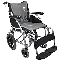Karman Transport Wheelchair with Companion Brakes, 18