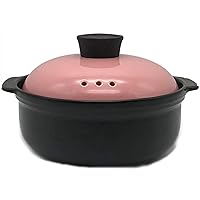 Kitchen Pot Cookware Terracotta Casserole Dish - Strong Thermal Conductivity, Safe and Environmentally Friendly, No Cracking in Alternating Cold and Heat