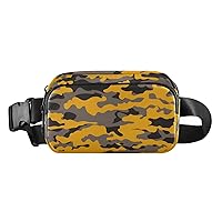 Military Camouflage Army Belt Bag for Women Men Water Proof Waist Bag with Adjustable Shoulder Tear Resistant Fashion Waist Packs for Hiking