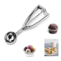 18/8 Stainless Steel Cookie Scoop for Baking - Medium Size - Durable Cookie Dough Scooper 1.5 Tablespoon