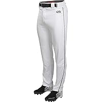 Rawlings Men's Launch Series Baseball Pant | Full Length Semi-Relaxed Fit | Adult Sizes | Solid Color Options