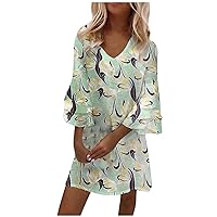 Lady for Lady Adaptable Tunic Painted Three Quarter Sleeves Classic Strapless