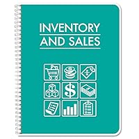 BookFactory Inventory and Sales Log Book/Small Business Order Notebook/Inventory & Sales Ledger Book/Log Book/Notebook/Organizer - 120 Pages, 8.5