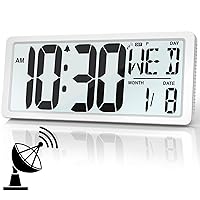 [2024 New] Atomic Clock/Never Needs Setting, Battery Operated, 15