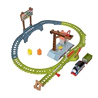 Thomas & Friends Motorized Train Set Paint Delivery with Battery Powered Thomas & Troublesome Truck for Kids Ages 3+ Years